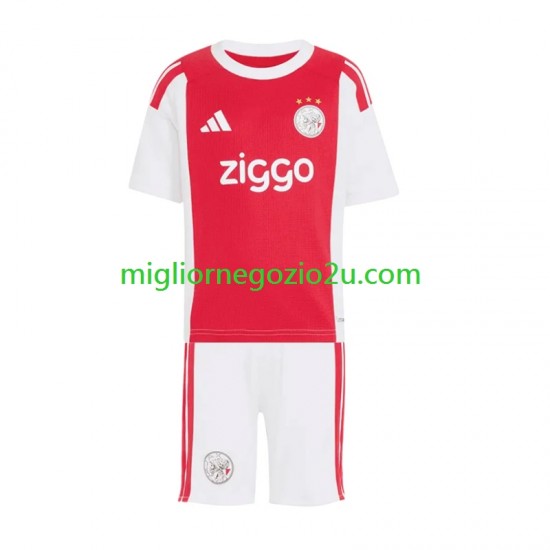Maglia AFC Ajax Bambino Casa Divisa 2026-2027 Manica Corta