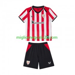 Maglia Athletic Bilbao Bambino Casa Divisa 2026-2027 Manica Corta