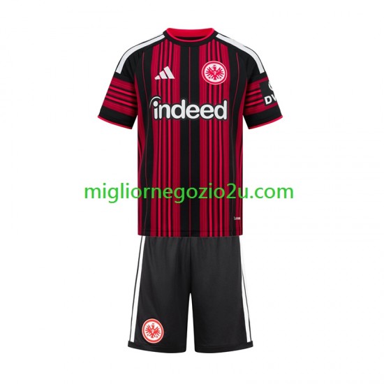 Maglia Eintracht Frankfurt Bambino Casa Divisa 2026-2027 Manica Corta