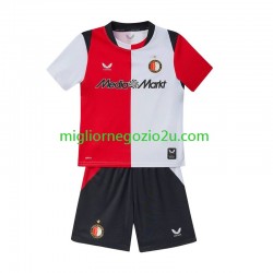Maglia Feyenoord Rotterdam Bambino Casa Divisa 2026-2027 Manica Corta