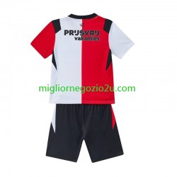 Maglia Feyenoord Rotterdam Bambino Casa Divisa 2026-2027 Manica Corta
