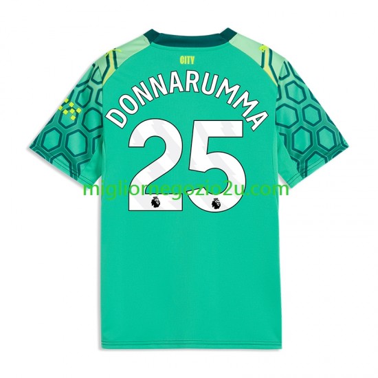 Maglia Manchester City Gianluigi Donnarumma 25 Portiere Uomo Casa Divisa 2026-2027 Manica Corta