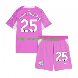 Maglia Manchester City Gianluigi Donnarumma Portiere Bambino Trasferta Divisa 2026-2027 Manica Corta