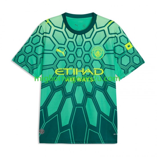 Maglia Manchester City Gianluigi Donnarumma Portiere Bambino Casa Divisa 2026-2027 Manica Corta
