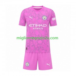 Maglia Manchester City Portiere Bambino Trasferta Divisa 2026-2027 Manica Corta