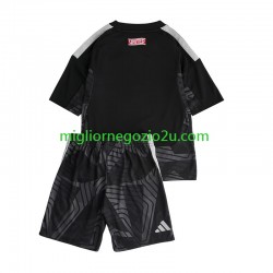 Maglia Manchester United Portiere Bambino Casa Divisa 2026-2027 Manica Corta