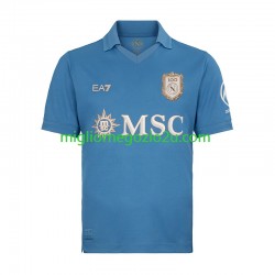 Maglia Napoli Uomo Casa Divisa 2026-2027 Manica Corta