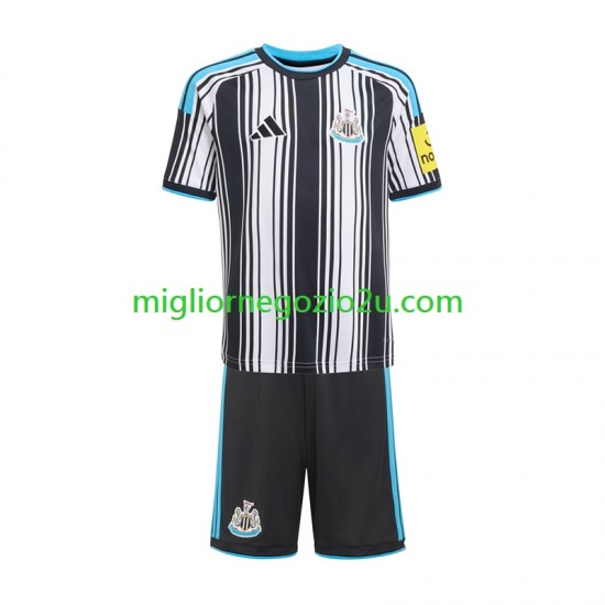 Maglia Newcastle United Bambino Casa Divisa 2026-2027 Manica Corta