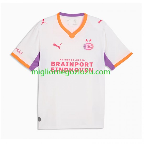 Maglia PSV Eindhoven Uomo Trasferta Divisa 2026-2027 Manica Corta