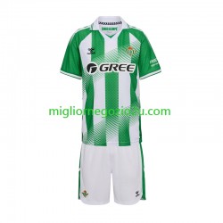 Maglia Real Betis Bambino Casa Divisa 2026-2027 Manica Corta