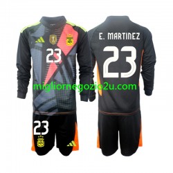 Maglia Argentina Emiliano Martinez 23 Portiere Bambino Casa Divisa 2024 Manica Lunga