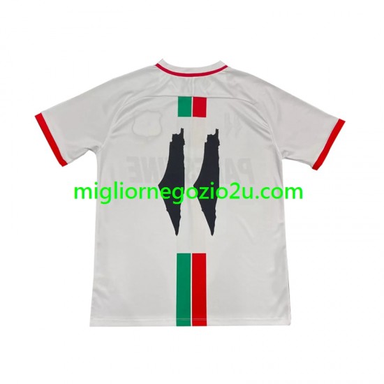 Maglia Club Deportivo Palestino Center Stripre Uomo Trasferta Divisa 2024-2025 Manica Corta