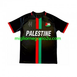 Maglia Club Deportivo Palestino Center Stripre Uomo Casa Divisa 2024-2025 Manica Corta