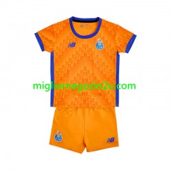 Maglia FC Porto Bambino Trasferta Divisa 2024-2025 Manica Corta