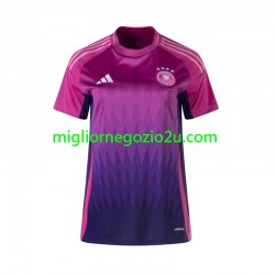 Maglia Germania Donna Trasferta Divisa Euro 2024 Manica Corta