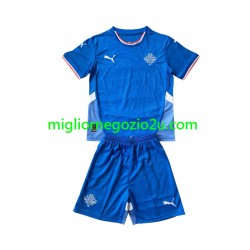 Maglia Islanda Bambino Casa Divisa 2024 Manica Corta