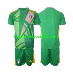 Maglia Italia Portiere Bambino Trasferta Divisa Euro 2024 Manica Corta