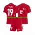 Maglia Turchia Kenan Yıldız 19 Bambino Trasferta Divisa Euro 2024 Manica Corta