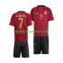 Maglia Belgio De Bruyne 7 Bambino Casa Divisa Euro 2024 Manica Corta