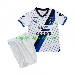 Maglia CF Monterrey Bambino Trasferta Divisa 2023-2024 Manica Corta