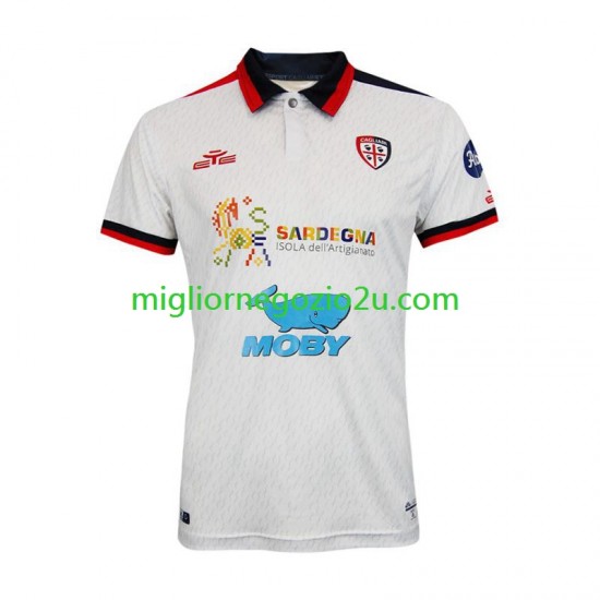 Maglia Cagliari Uomo Trasferta Divisa 2023-2024 Manica Corta