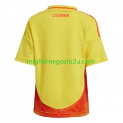 Maglia Colombia Copa America 2024 Bambino Casa Divisa Manica Corta