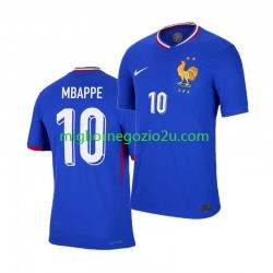 Maglia Francia Mbappe Kylian 10 Uomo Casa Divisa Euro 2024 Manica Corta