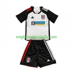 Maglia Fulham Bambino Casa Divisa 2023-2024 Manica Corta
