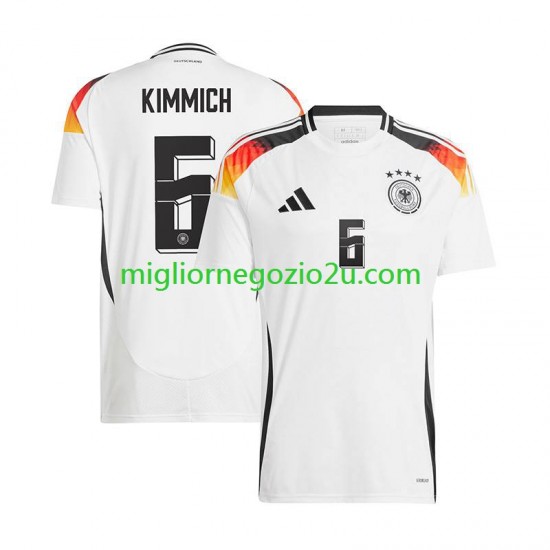Maglia Germania Joshua Kimmich 6 Uomo Casa Divisa Euro 2024 Manica Corta