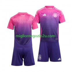 Maglia Germania Bambino Trasferta Divisa Euro 2024 Manica Corta