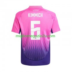 Maglia Germania Kimmich 6 Uomo Trasferta Divisa Euro 2024 Manica Corta