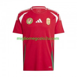 Maglia Ungheria Uomo Casa Divisa Euro 2024 Manica Corta