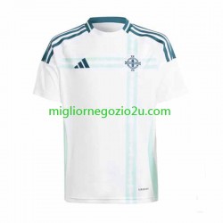 Maglia Irlanda Del Nord Uomo Trasferta Divisa 2024 Manica Corta