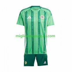 Maglia Irlanda Del N3ord Bambino Casa Divisa 2024 Manica Corta