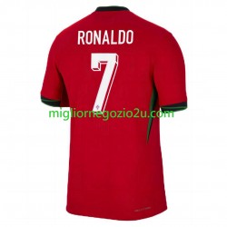 Maglia Portogallo Cristiano Ronaldo 7 Uomo Casa Divisa Euro 2024 Manica Corta