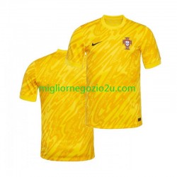 Maglia Portogallo Portiere Uomo Casa Divisa Euro 2024 Manica Corta