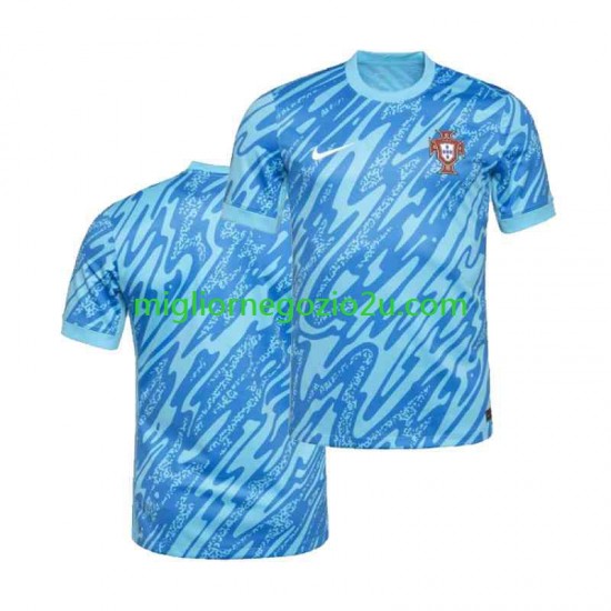 Maglia Portogallo Portiere Uomo Terza Divisa Euro 2024 Manica Corta