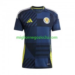 Maglia Scozia Uomo Casa Divisa Euro 2024 Manica Corta