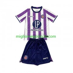 Maglia Toulouse Bambino Casa Divisa 2023-2024 Manica Corta