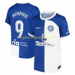 Maglia Atlético Madrid Memphis 9 120 Anniversary Uomo Casa Divisa 2022-2023 Manica Corta