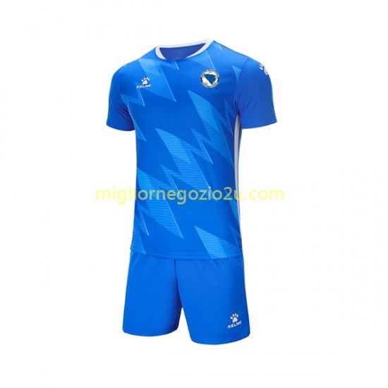 Maglia Bosnia Erzegovina Bambino Casa Divisa 2023 Manica Corta