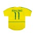 Maglia Brasile RONALDINHO 11 Retro Uomo Casa Divisa 2002 Manica Corta