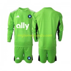 Maglia Charlotte FC Portiere Bambino Casa Divisa 2023-2024 Manica Lunga