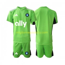 Maglia Charlotte FC Portiere Bambino Casa Divisa 2023-2024 Manica Corta