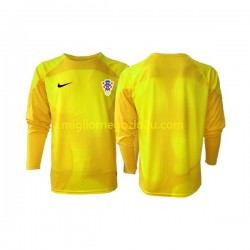 Maglia Croazia Portiere Uomo Casa Divisa Mondiali 2022 Manica Lunga