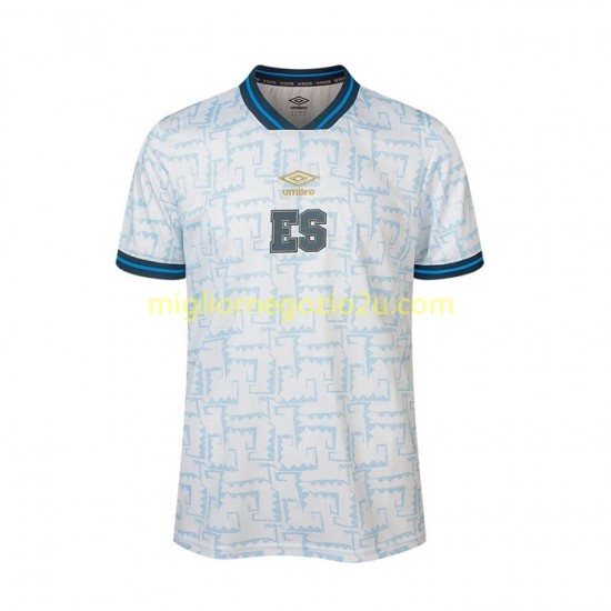 Maglia EL Salvador Uomo Trasferta Divisa 2023 Manica Corta