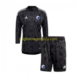 Maglia FC Copenhagen Portiere Bambino Casa Divisa 2022-2023 Manica Lunga