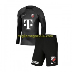 Maglia FC Utrecht Portiere Bambino Casa Divisa 2022-2023 Manica Lunga