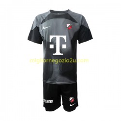 Maglia FC Utrecht Portiere Bambino Casa Divisa 2022-2023 Manica Corta