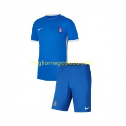 Maglia Grecia Bambino Terza Divisa 2022-2023 Manica Corta